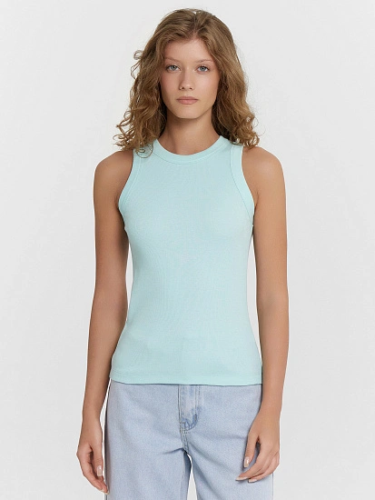 картинка Топ женский голубой  от магазина стильной одежды Mark Formelle