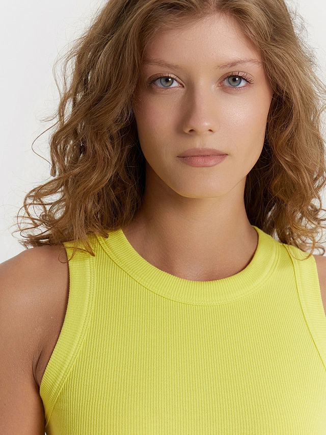 Топ женский желтый - 4