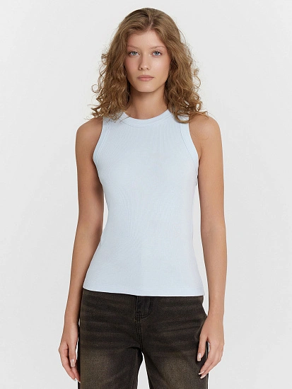 картинка Топ женский голубой  от магазина стильной одежды Mark Formelle