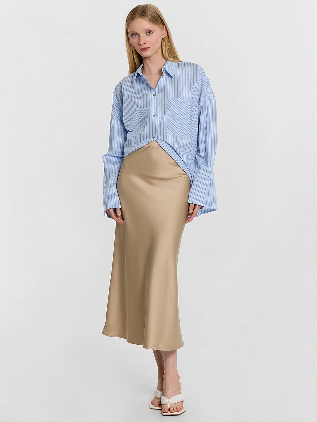 Юбка женская бежевая - 4