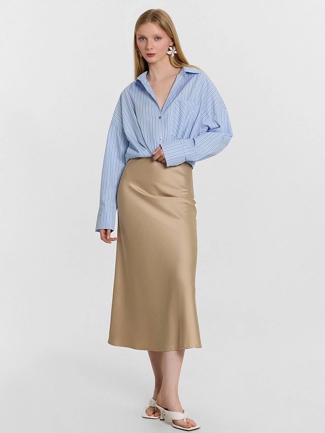 Юбка женская бежевая - 6