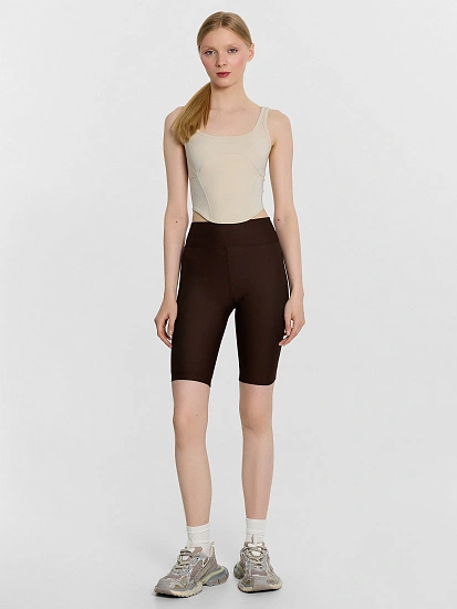 картинка Велосипедки женские коричневые  от магазина стильной одежды Mark Formelle