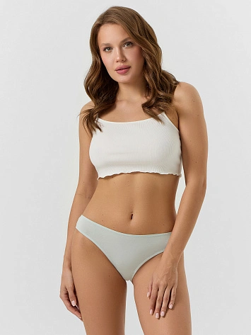 Трусы слипы женские голубые