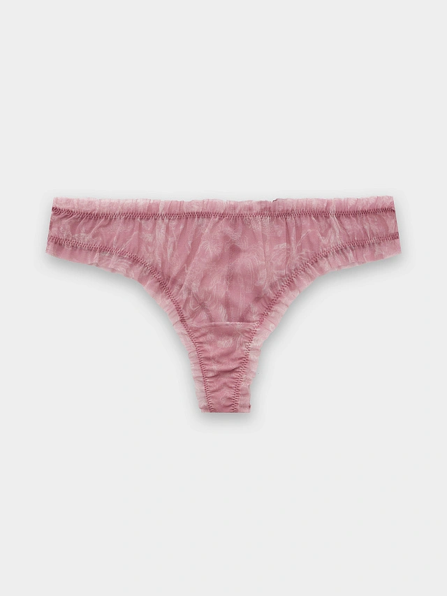 Трусы женские розовые - 8