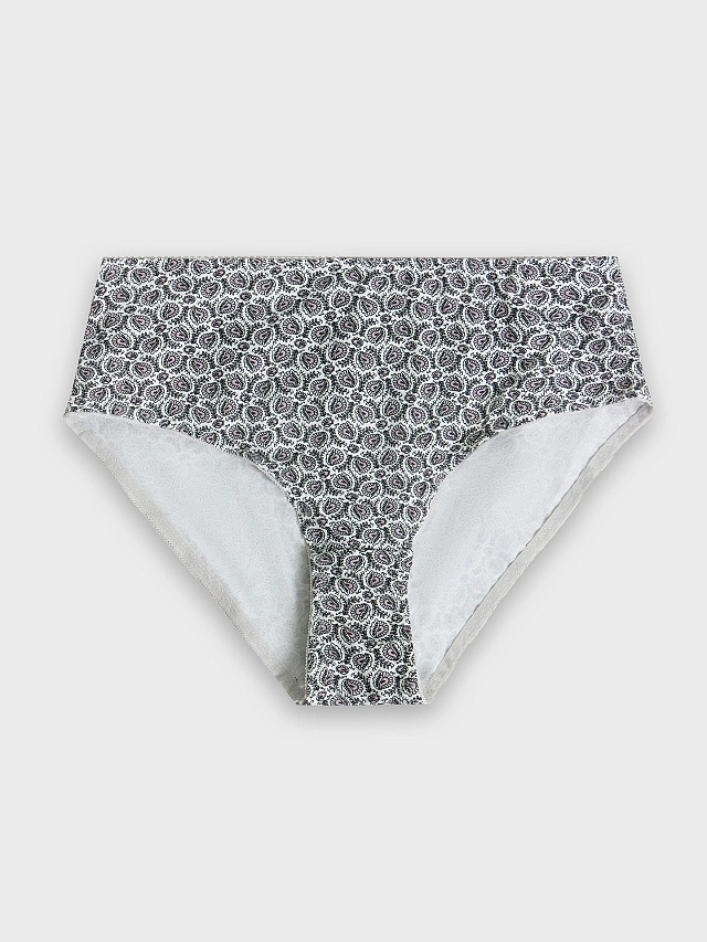Трусы слипы женские с принтом пейсли - 8