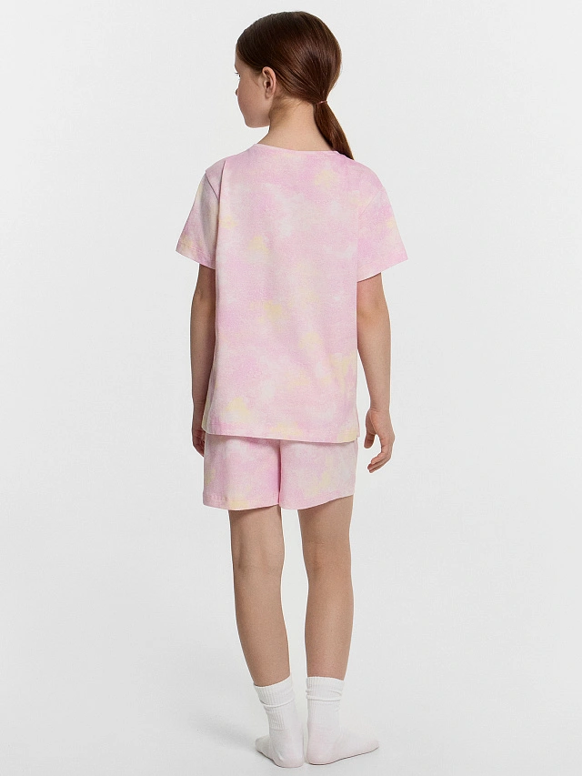 КОМПЛЕКТ ДЛЯ ДЕВОЧЕК (ФУТБОЛКА, ШОРТЫ) - 2