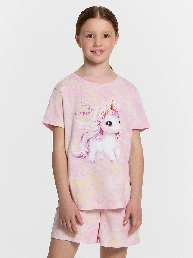 КОМПЛЕКТ ДЛЯ ДЕВОЧЕК (ФУТБОЛКА, ШОРТЫ) - 7