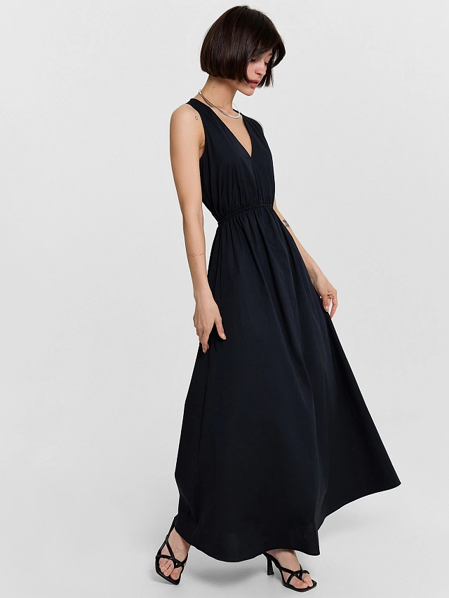 Сарафан женский черный - 5