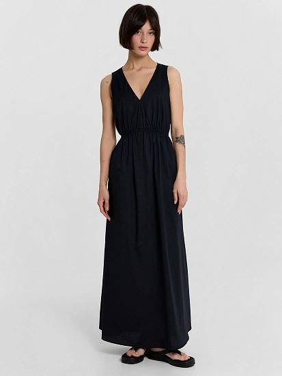 картинка Сарафан женский черный от магазина стильной одежды Mark Formelle
