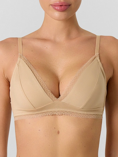 картинка Бюстгальтер женский бежевый  от магазина стильной одежды Mark Formelle