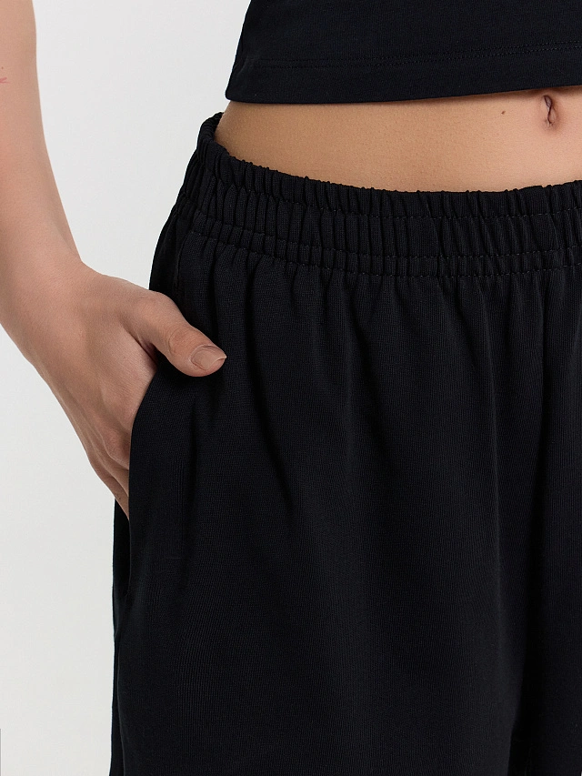 Шорты женские черные - 4