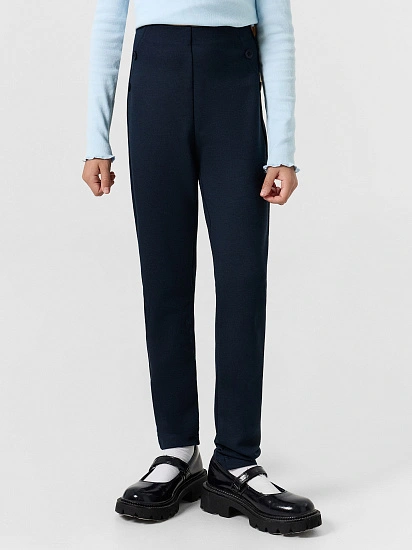 картинка Брюки для девочек синие  от известного бренда одежды для девочек Mark Formelle