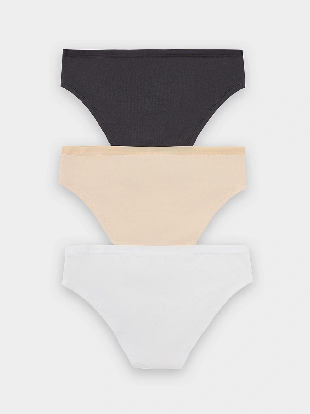 Трусы слипы женские в наборе, 3 шт - 9