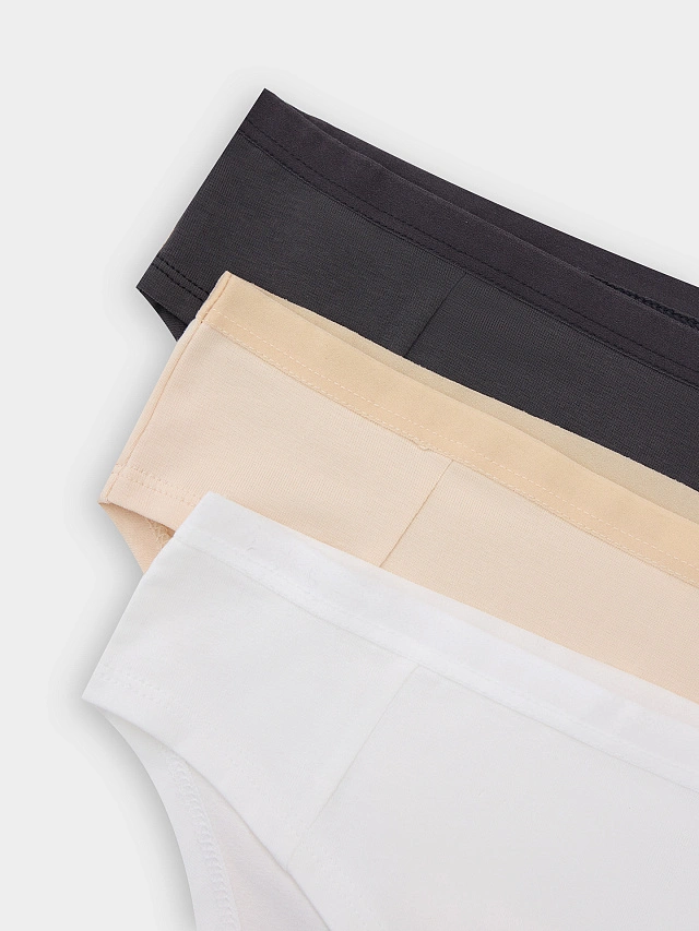 Трусы слипы женские в наборе, 3 шт - 10