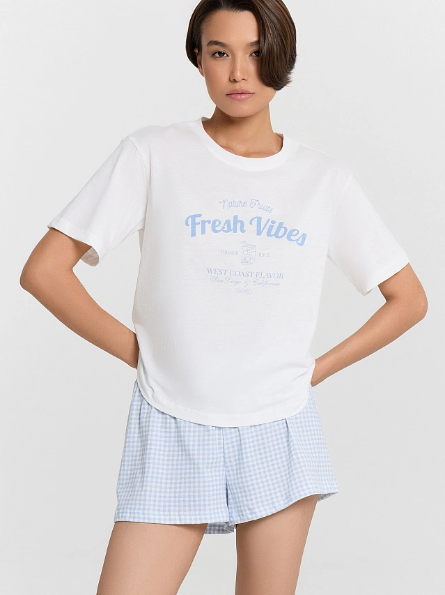 Комплект домашний женский "Fresh vibes" - 8