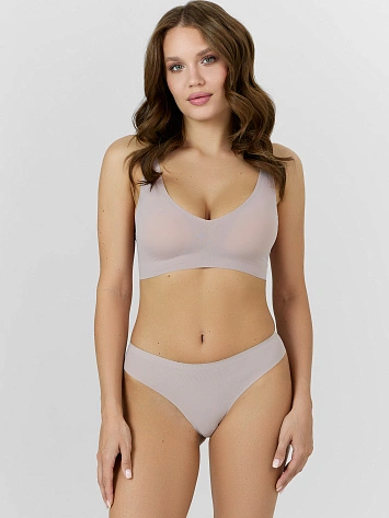 Трусы женские слипы бежевые