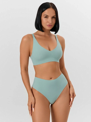 Трусы женские слипы голубые