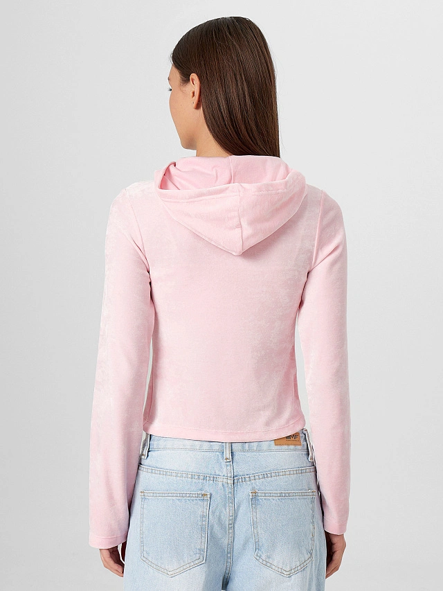 Толстовка женская розовая - 2