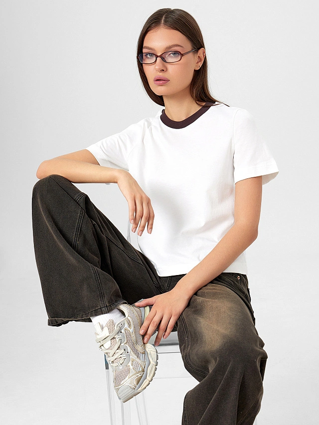 Футболка женская белая - 6