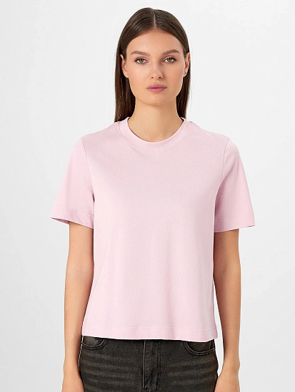 картинка Футболка женская розовая от магазина стильной одежды Mark Formelle