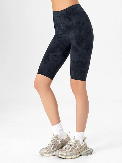 картинка Велосипедки женские черные с принтом  от магазина стильной одежды Mark Formelle