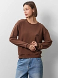 Свитшот женский коричневый