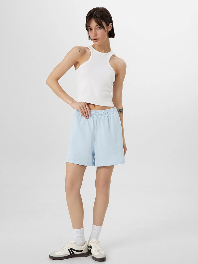 Шорты женские голубые - 3