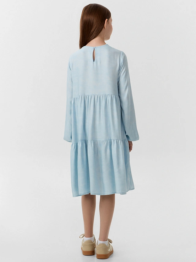 Платье для девочек голубое - 2