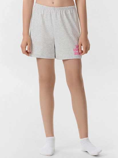 картинка Шорты домашние для девочек серые  от известного бренда одежды для девочек Mark Formelle