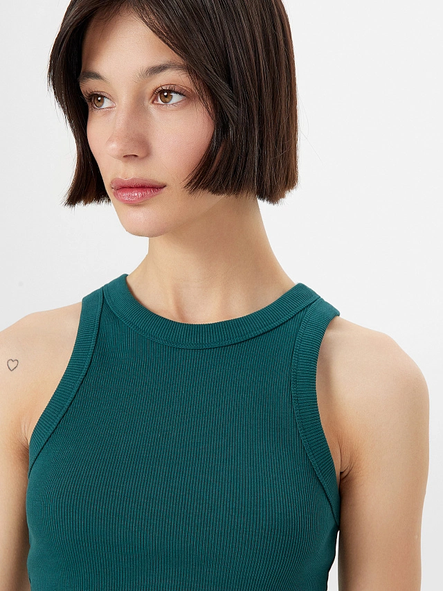 Топ женский зеленый - 4