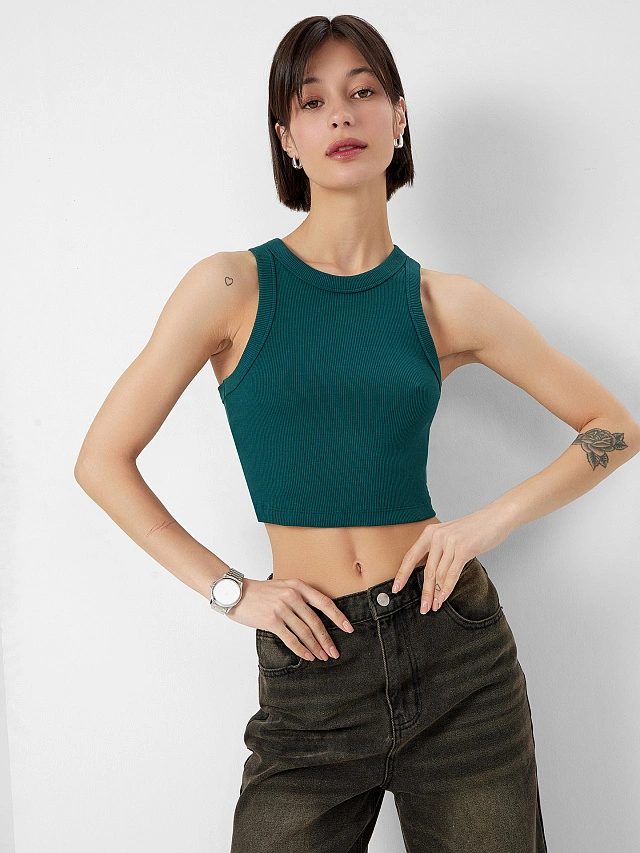 Топ женский зеленый - 5