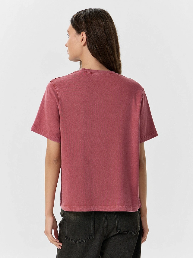 Футболка женская терракотовая - 2