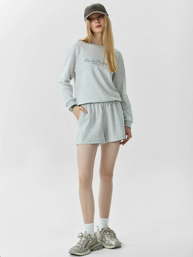 Шорты женские серые - 5