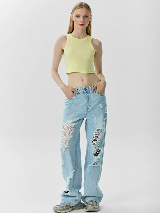 Топ женский желтый - 3