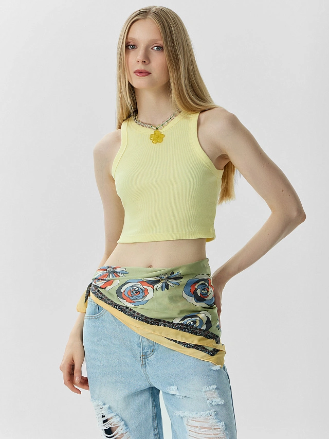 Топ женский желтый - 5