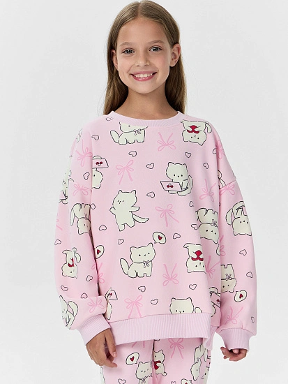 картинка СВИТШОТ ДЛЯ ДЕВОЧЕК от известного бренда одежды для девочек Mark Formelle