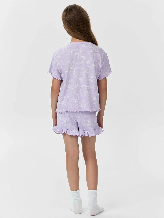 КОМПЛЕКТ ДЛЯ ДЕВОЧЕК (ФУТБОЛКА, ШОРТЫ) - 2