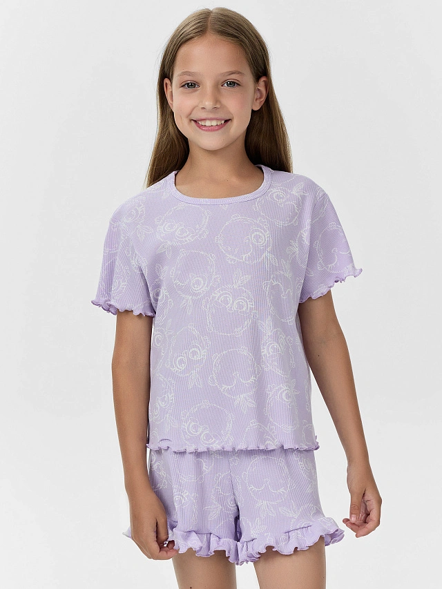 КОМПЛЕКТ ДЛЯ ДЕВОЧЕК (ФУТБОЛКА, ШОРТЫ) - 3