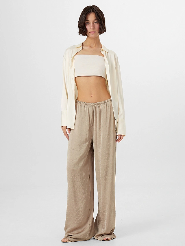 Брюки женские бежевые - 5