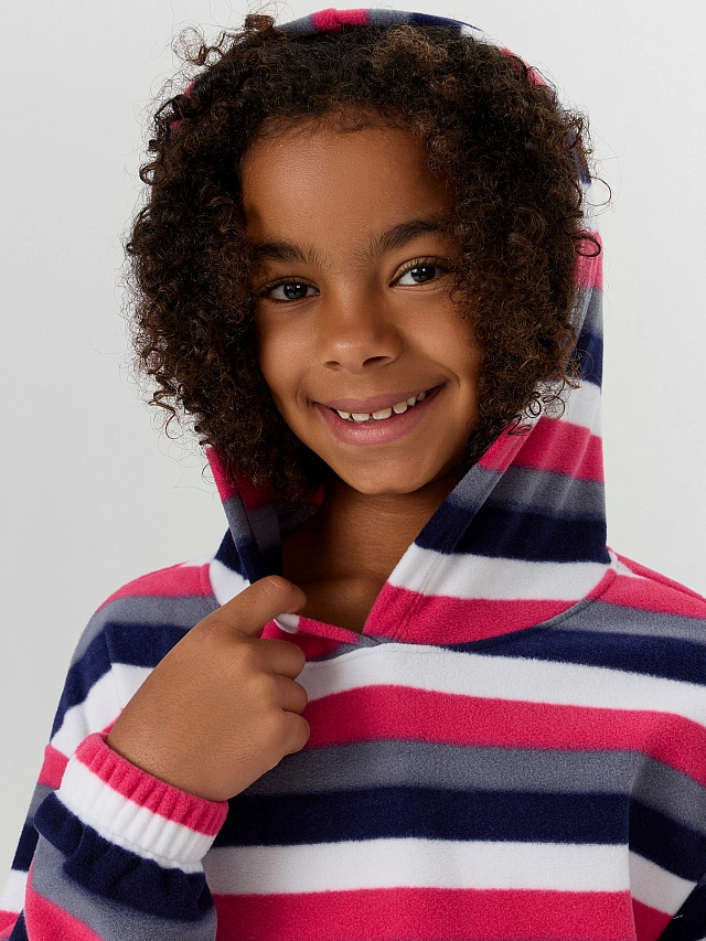 Худи для девочек в полоску - 4