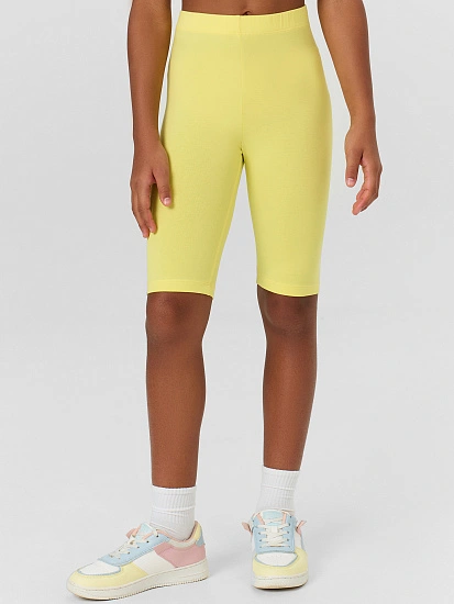 картинка Велосипедки для девочек желтые от известного бренда одежды для девочек Mark Formelle