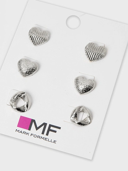 картинка Серьги женские в наборе, 3 пары от магазина стильной одежды Mark Formelle