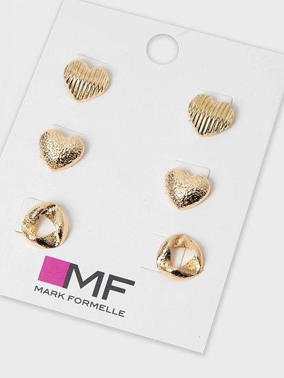 картинка Серьги женские в наборе, 3 пары от магазина стильной одежды Mark Formelle