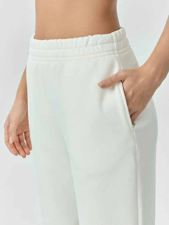 Брюки женские кремовые - 4