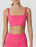 Топ женский спортивный розовый