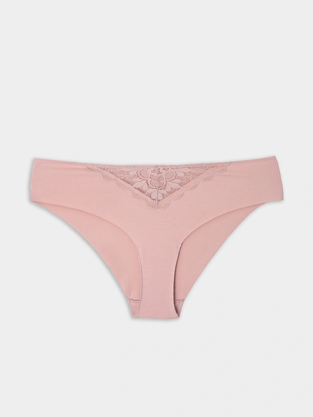 Трусы слипы женские розовые - 8