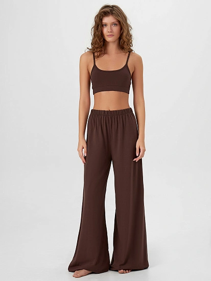 картинка Комплект домашний женский коричневый  от магазина стильной одежды Mark Formelle