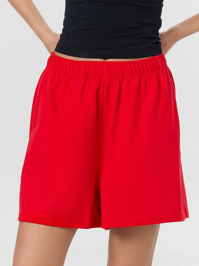 Шорты женские красные - 6