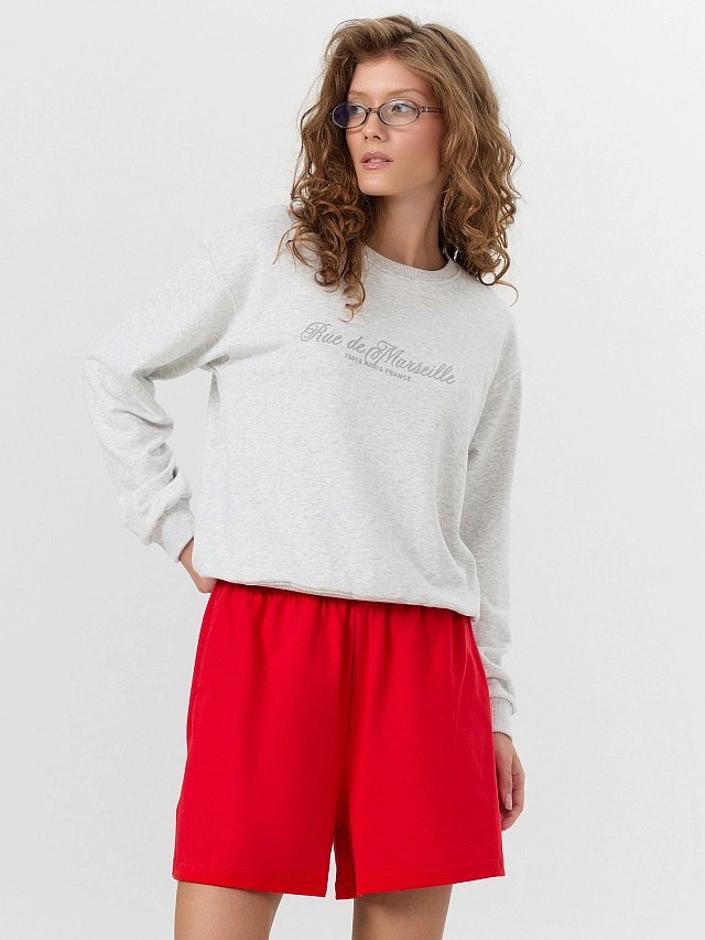 Шорты женские красные - 8