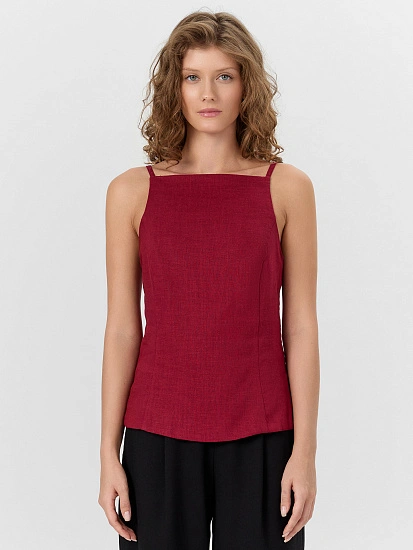 картинка Топ женский бордовый  от магазина стильной одежды Mark Formelle
